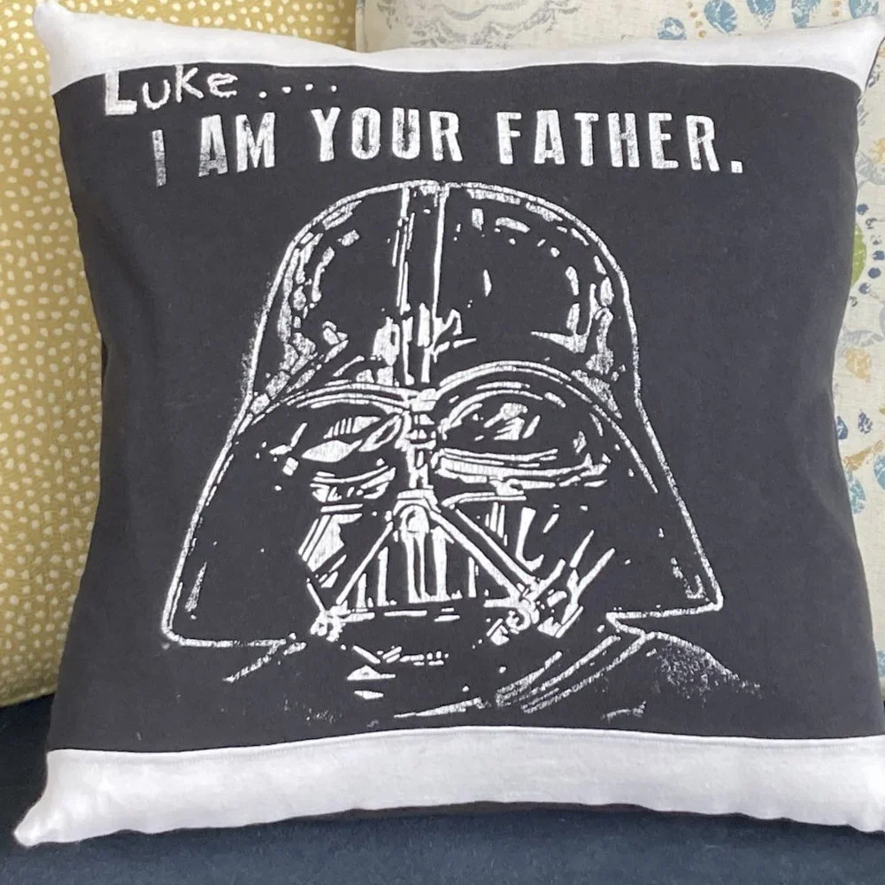 Star Wars Luke I am your Father Darth Vader Handmade 16x16 throw pillow cover